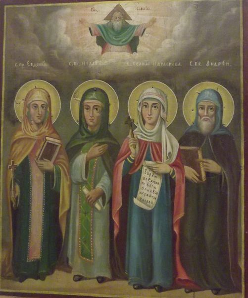 Избранные святые - Евдокия, Параскева, Пелагея, Андрей, XIX век, Русский север
